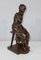 A. Massoulle, Jeune fille assise, Late 1800s, Bronze, Image 1