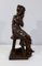 A. Massoulle, Jeune fille assise, Ende 1800, Bronze 7