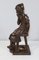 A. Massoulle, Jeune fille assise, Fine 1800, Bronzo, Immagine 4