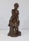 A. Massoulle, Jeune fille assise, finales de 1800, bronce, Imagen 2