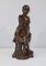 A. Massoulle, Jeune fille assise, Fine 1800, Bronzo, Immagine 2