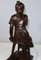 A. Massoulle, Jeune fille assise, Fine 1800, Bronzo, Immagine 15