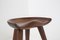 Carved Wooden Stools by Mogens Lassen, 1960s, Set of 2, Image 3