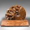 Présentoir à Fossil Ammonite Opalisé Vintage Africain, Specimen, 1970s, Set de 2 1