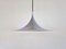 Silver Colored Semi Pendant Lamp by Bonderup & Torsten Thorup for F&M 2