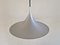 Silver Colored Semi Pendant Lamp by Bonderup & Torsten Thorup for F&M 3