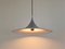 Silver Colored Semi Pendant Lamp by Bonderup & Torsten Thorup for F&M, Image 7