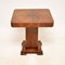 Art Deco Walnut Occasional Side Table, 1920s 2