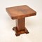 Art Deco Walnut Occasional Side Table, 1920s 1