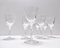 Französische Baccarat Glas Champagner Coupes, 1970er, 8 . Set 8