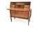 Secretaire in mogano e ottone, anni '50, Immagine 4