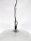 Large Mid-Century Chandelier in Murano White Glass by Vistosi, 1970s, Image 4