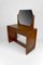 French Art Deco Dressing Table in Carved Walnut, 1930 2