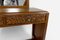 French Art Deco Dressing Table in Carved Walnut, 1930 5