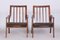 Mid-Century Armchairs in Stained Beech & Revived Polish, Czechia, 1960s, Set of 2 4