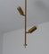 Italian Pendant Lamp in Brass with Directional Diffusers, 1950s 7