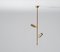 Italian Pendant Lamp in Brass with Directional Diffusers, 1950s, Image 5