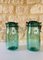 Vintage French Jars in Emerald Green Glass by Lideale, 1940s, Set of 2, Image 5