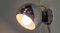 Lámpara de pared italiana era espacial, años 70, Imagen 6