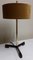 Lámpara de mesa vintage de hierro negro, años 60, Imagen 3