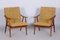 Mid-Century Beech Chairs in Revived Polish by Úluv, Czechia, 1960s, Set of 2 1