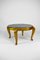 Art Deco Gilded Side Table with Marble Top from Maison Jansen, 1940s 4