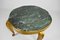 Art Deco Gilded Side Table with Marble Top from Maison Jansen, 1940s, Image 9