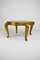 Tavolino Art Déco dorato con ripiano in marmo di Maison Jansen, anni '40, Immagine 3