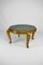 Art Deco Gilded Side Table with Marble Top from Maison Jansen, 1940s 6