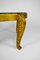 Mesa auxiliar Art Déco dorada con tablero de mármol de Maison Jansen, años 40, Imagen 12