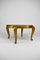Tavolino Art Déco dorato con ripiano in marmo di Maison Jansen, anni '40, Immagine 7