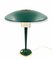 French Modern Petrol Green Table Lamp, 1960s, Image 12