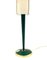 French Modern Petrol Green Table Lamp, 1960s 14