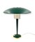 French Modern Petrol Green Table Lamp, 1960s 17