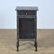 Iron Nightstand with Marble Top & Brass Details, 1900s 2
