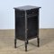 Iron Nightstand with Marble Top & Brass Details, 1900s 4
