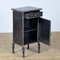Iron Nightstand with Marble Top & Brass Details, 1900s 5