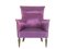 Italian Purple Armchairs, 1950s, Set of 2 6