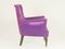 Italian Purple Armchairs, 1950s, Set of 2, Image 3