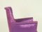 Italian Purple Armchairs, 1950s, Set of 2, Image 4