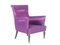 Italian Purple Armchairs, 1950s, Set of 2 9