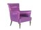Italian Purple Armchairs, 1950s, Set of 2, Image 9