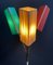 Floor Lamp 3-Colorful Ribon Shades, 1950s 11