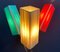 Floor Lamp 3-Colorful Ribon Shades, 1950s 4
