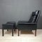 Lounge Chair & Ottoman Mod. 500 for Vatne Møbler attributed to Hans Olsen, Denmark, 1960s, Set of 2 1