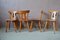 Folk Chairs in Wood, Set of 5, Image 2