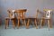 Folk Stühle aus Holz, 5 . Set 2
