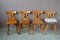 Folk Chairs in Wood, Set of 5 3