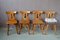 Folk Chairs in Wood, Set of 5, Image 3