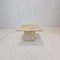 Italian Coffee Table in Travertine, 1980s 8